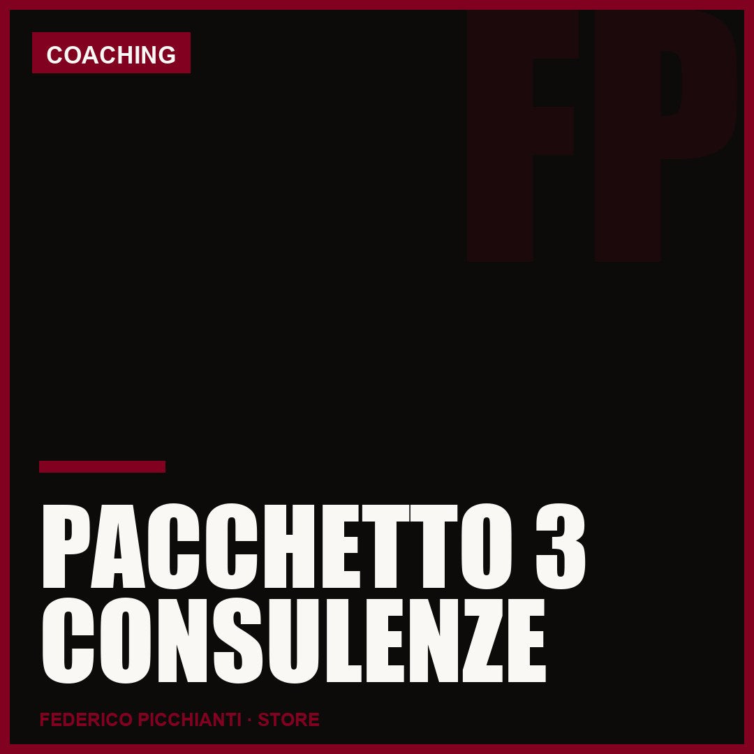 Pacchetto 3 Consulenze