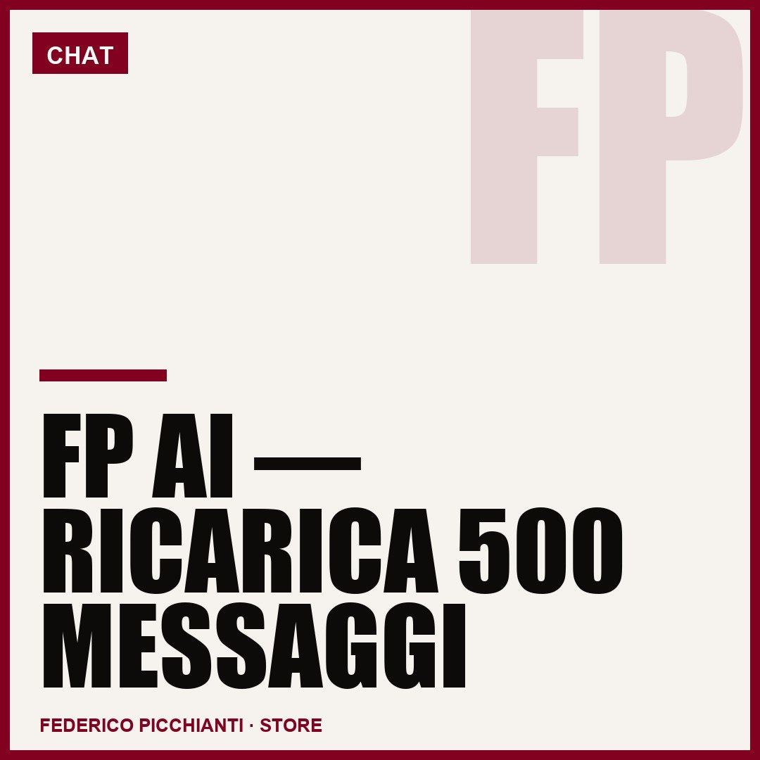FP AI — Ricarica 500 messaggi