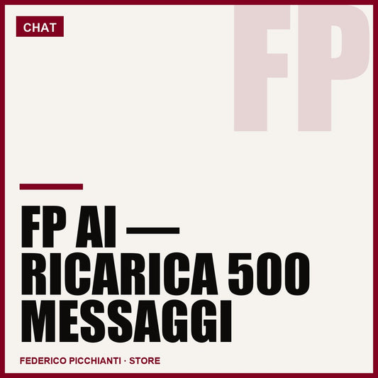 FP AI — Ricarica 500 messaggi