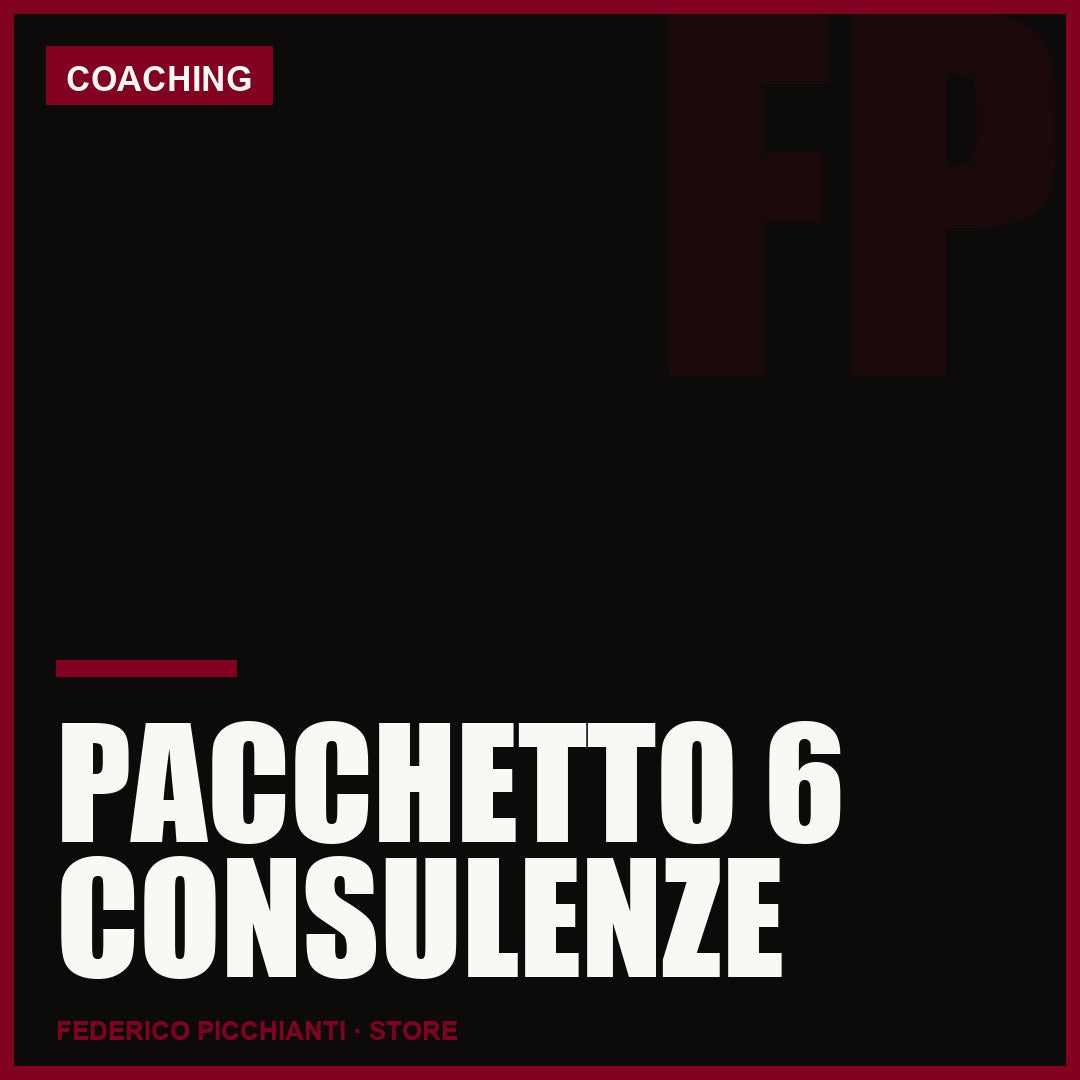 Pacchetto 6 Consulenze