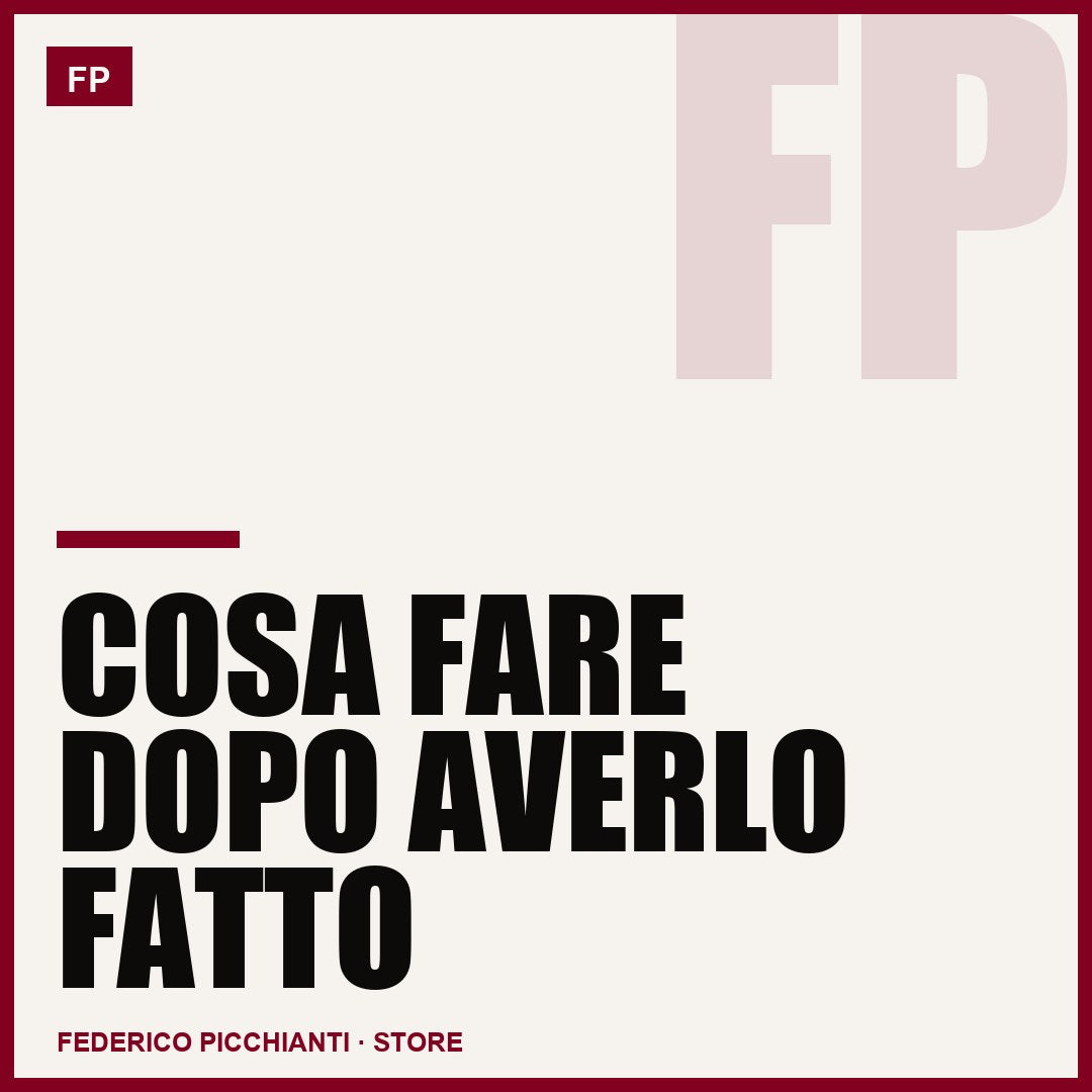 Cosa Fare Dopo Averlo Fatto